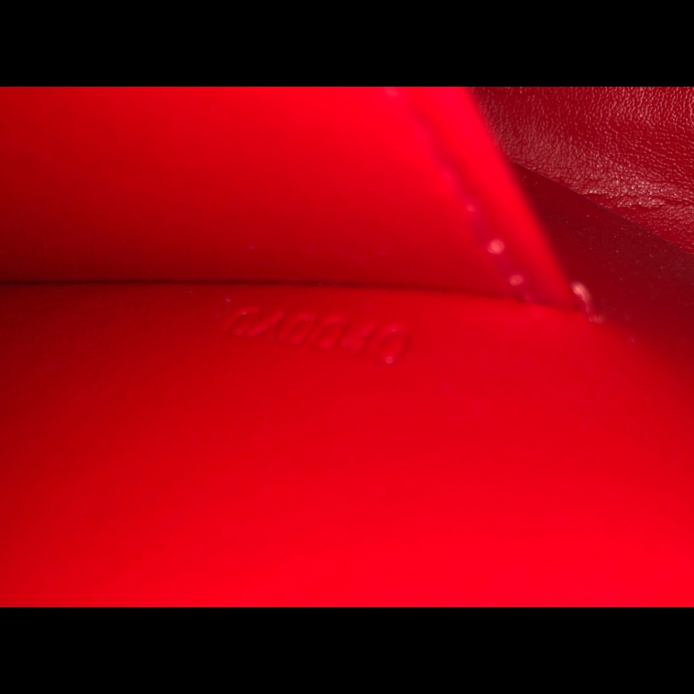 Louis Vuitton Red Monogram Vernis Thompson - Picture 8 of 8